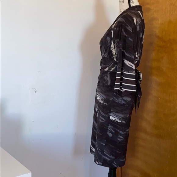 BCBG Gray and Black Dress - Picture 5 of 8